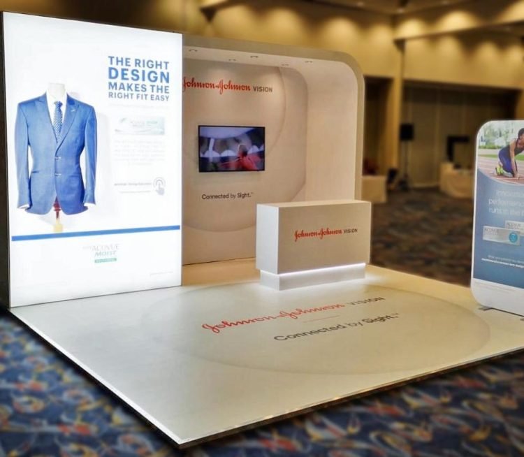 Johnson and Johnson exhibition stand