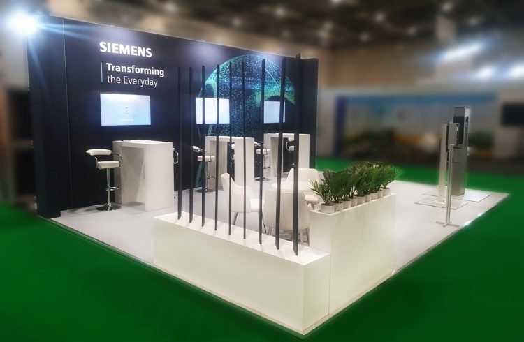 Siemens exhibition stand
