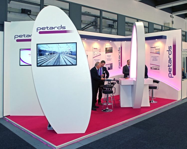 Petards exhibition stand