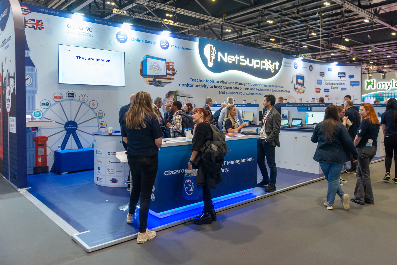 NetSupport Exhibition Stand | BETT 2024 | BETT Exhibition Stands