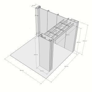 Cardboard-exhibition-stand-3x3-open-3-dimensions
